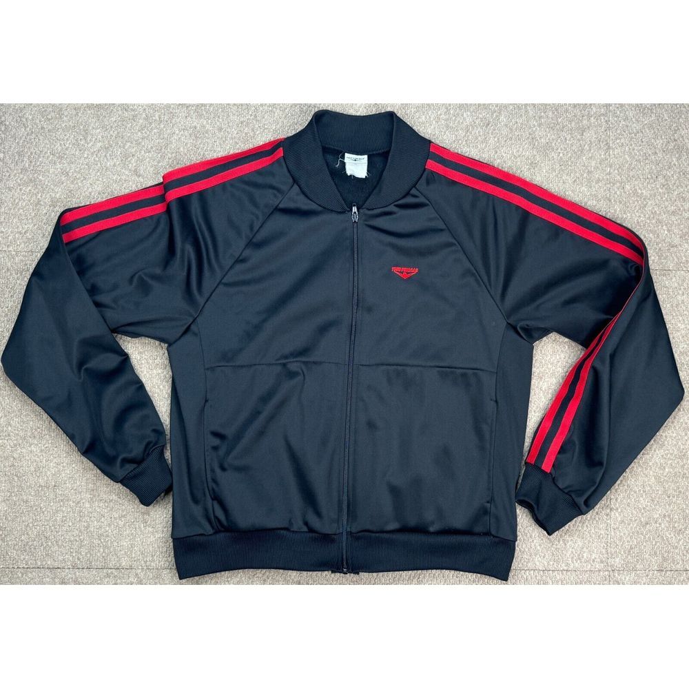 The Finals‎ Vintage Men's Striped Full Zip Track Jacket Size Large